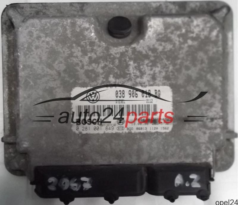 ΜΟΝΑΔΑ ΕΛΕΓΧΟΥ ΚΙΝΗΤΗΡΑ SKODA OCTAVIA 1.9 TDI 038906018BQ, BOSCH 0281001849