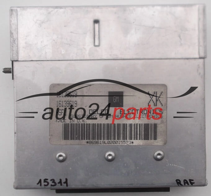 CENTRALINA DO MOTORE OPEL CORSA A DELCO 16139619 XK, 16139619XK, ASFU