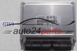 CENTRALINA MOTORE AUDI A4, A6 2.4 V6, BOSCH 0 261 206 397, 0261206397, 3B0 907 552 L, 3B0907552L 