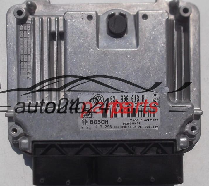 CENTRALINA DO MOTORE VW VOLKSWAGEN SHARAN 2.0 TDI BOSCH 0 281 017 096,03L 906 018 HJ, 03L 907 309 Q