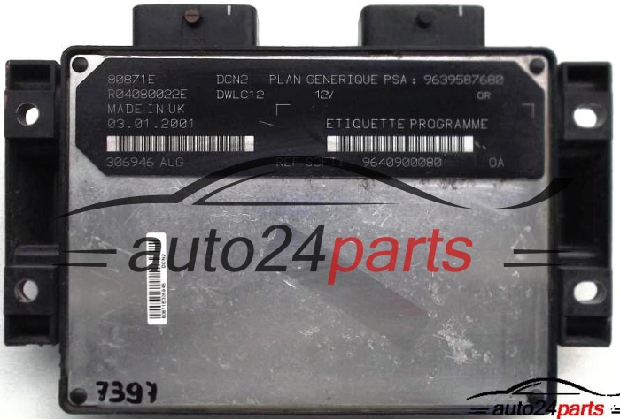 calculateur moteur pour peugeot 306 et renault 