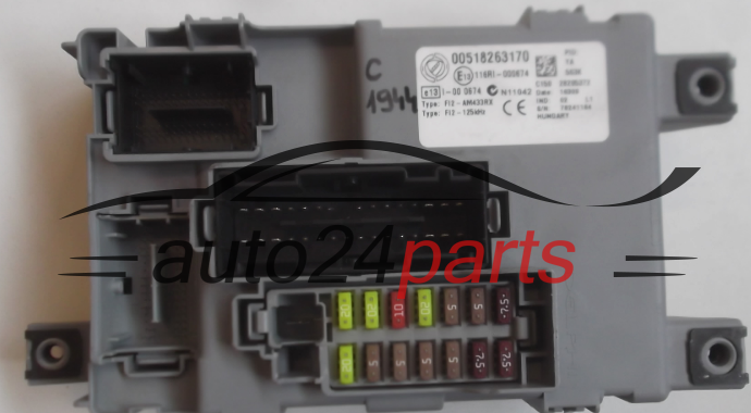 CENTRALKA MODUL STEROWNIK KOMFORTU FIAT GRANDE PUNTO DELPHI 28205372, 00518263170
