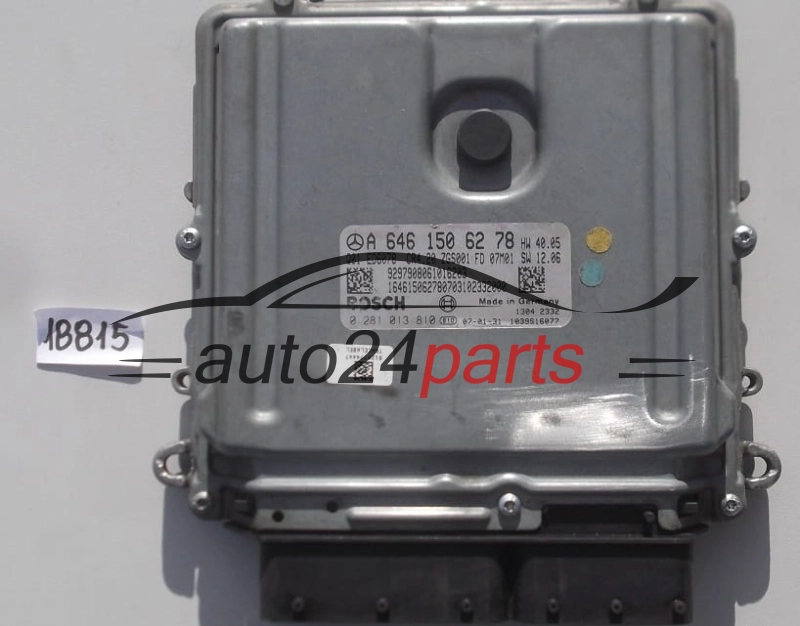 KOMPUTER STEROWNIK SILNIKA MERCEDES SPRINTER 2.2 CDI BOSCH 0 281 013 810, 0281013810, A 646 150 62 78, A6461506278, CR4.20