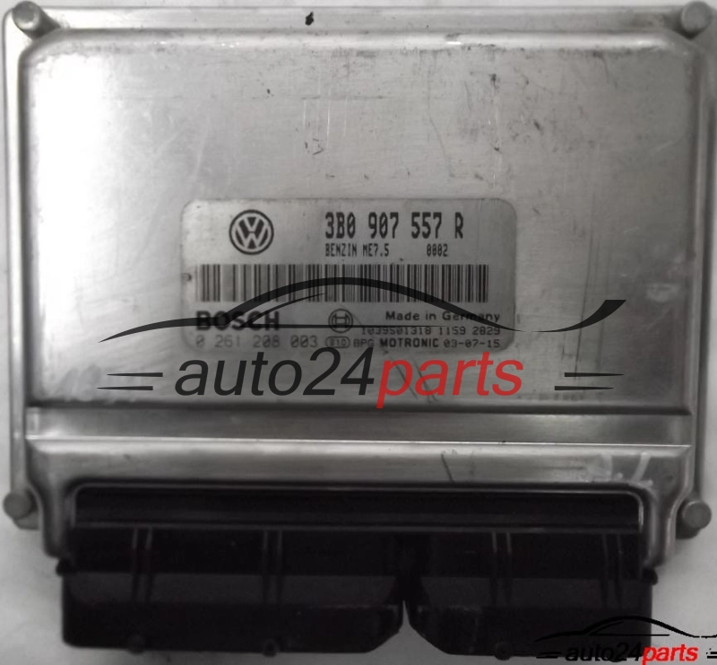 calculateur moteur pour vw volkswagen passat 2.0  VW VOLKSWAGEN PASSAT 2.0 3B0907557R, 3B0 907 557 R, BOSCH 0261208003, 0 281 208 003 BENZIN ME7.5 