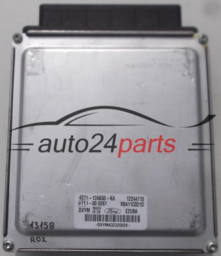 KOMPUTER STEROWNIK SILNIKA FORD MONDEO 4S71-12A650-KA, 4S7112A650KA, 12244710, R0411C021D - 13158, 13159