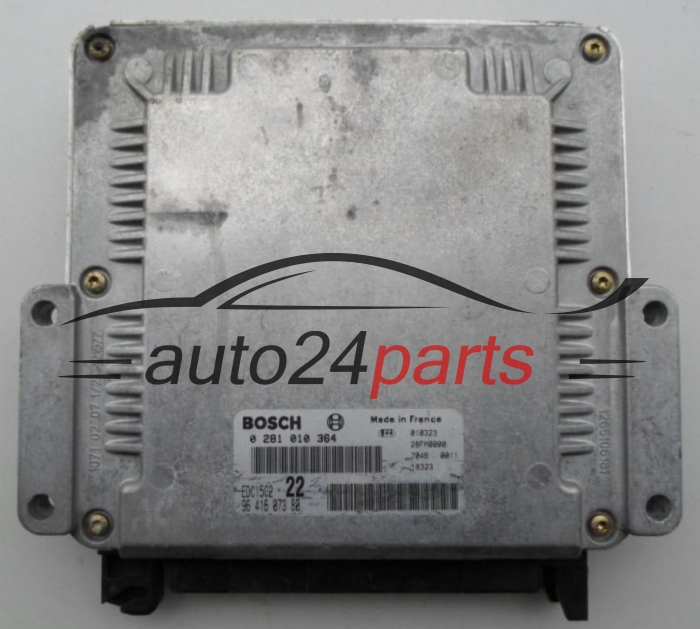 Μονάδα Ελέγχου Κινητήρα CITROEN PEUGEOT 2.0 HDI BOSCH 0 281 010 364,  96 416 073 80