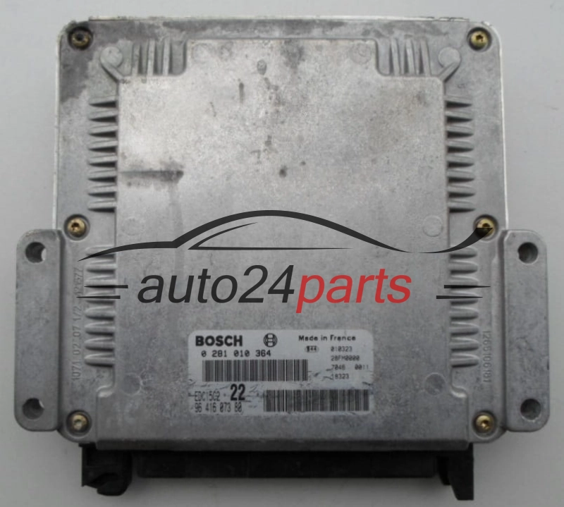 Μονάδα Ελέγχου Κινητήρα CITROEN PEUGEOT 2.0 HDI BOSCH 0 281 010 364,  96 416 073 80