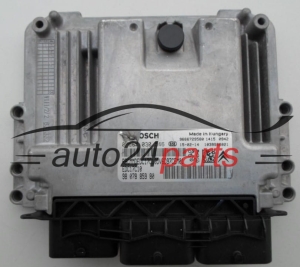 Centralina do motore CITROEN PEUGEOT 1.6 HDI BOSCH 0 281 030 546, 0281030546, 98 078 859 80, 9807885980, 9666729580, EDC17C10 