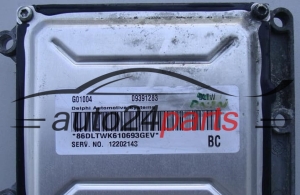 ECU ENGINE CONTROLLER OPEL ASTRA VECTRA ZAFIRA 2.2 Z22SE 09391283 DLTW, 09391283DLTW