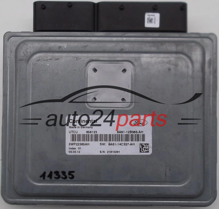 ECU ENGINE CONTROLLER  FORD FIESTA Continental 5WP22365AH, 8A61-12B565-AH,  8A61-14C337-AH