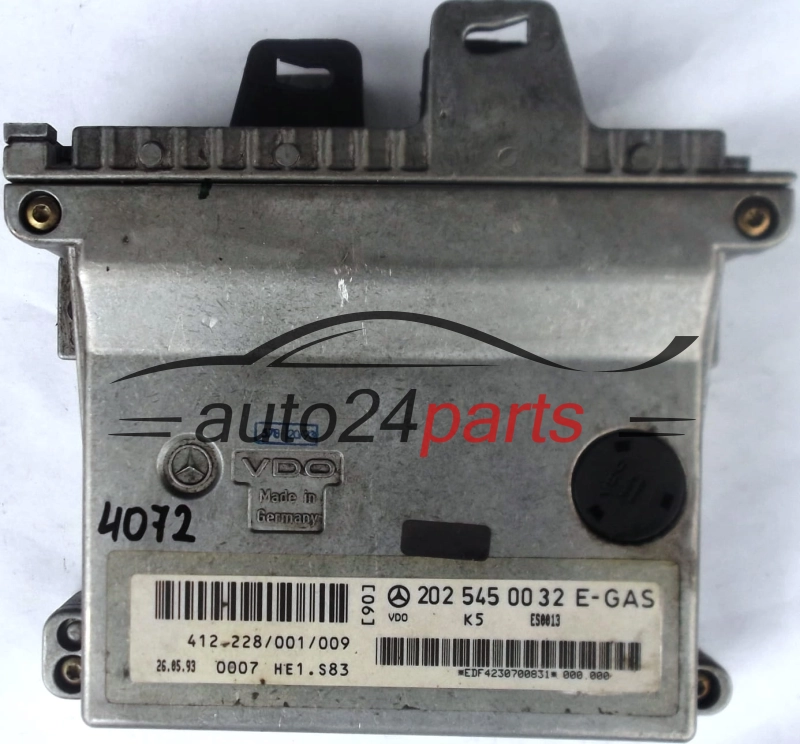 calculateur moteur pour mercedes w202 c280 e-gas