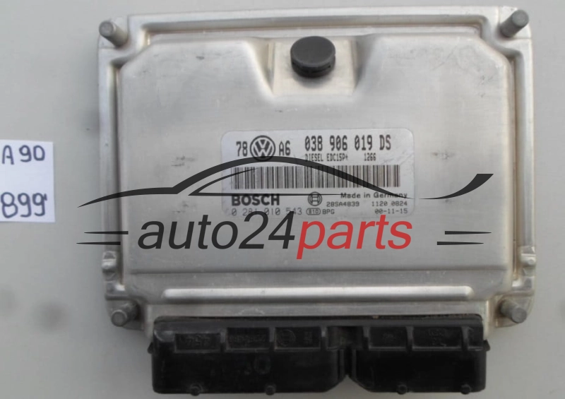  VW VOLKSWAGEN PASSAT 1.9 TDI AVF 038 906 019 DS, 038906019DS, BOSCH 0 281 010 543, 0281010543