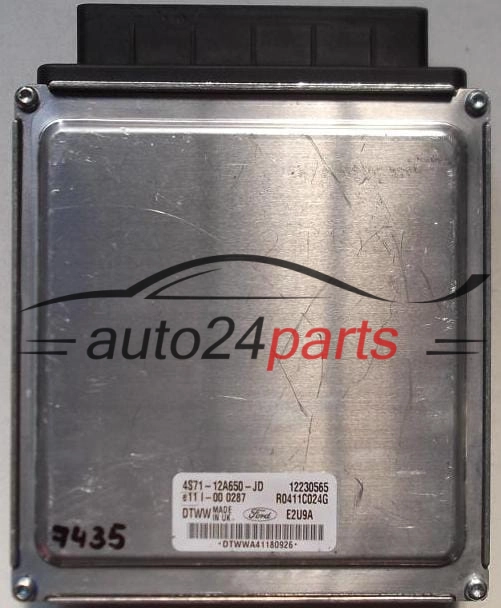 CALCULATEUR MOTEUR FORD MONDEO MK3 2.0TDCI 4S71-12A650-JD, 4S7112A650JD, 12230565, R0411C024G