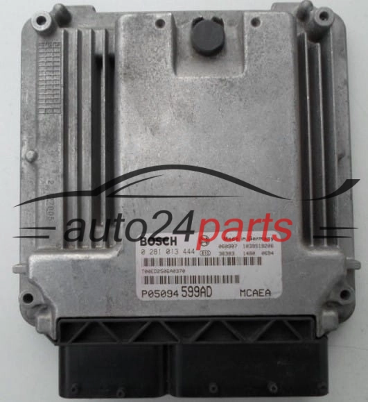 MOTORSTEUERGERÄT ECU STEUERGERÄT JEEP COMPAS 2.0 CRD BOSCH 0 281 013 444