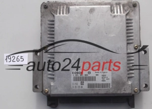 KOMPUTER STEROWNIK SILNIKA PEUGEOT 206 2.0 HDI BOSCH 0 281 001 866, 0281001866, 96 351 579 80, 9635157980, EDC15C2 02 - 19265