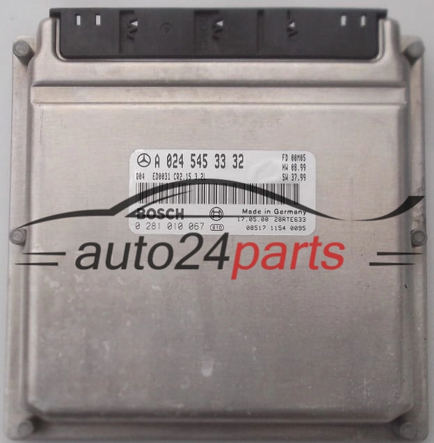 CENTRALINA MOTORE MERCEDES 3.2 CDI BOSCH 0 281 010 067,  A 024 545 33 32