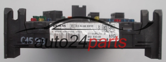 CENTRALKA MODUL BSI CITROEN S118085230 B, S118085230B, 9650584680