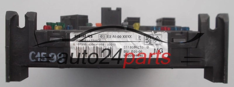 CENTRALKA MODUL BSI CITROEN S118085230 B, S118085230B, 9650584680