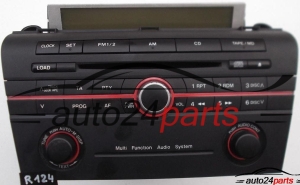RADIO CD MULTI FUNCION AUDIO SYSTEM MAZDA 3 BP4L 66 950 A / BP4L66950A / 14789910 / 04C1B79397 - R124