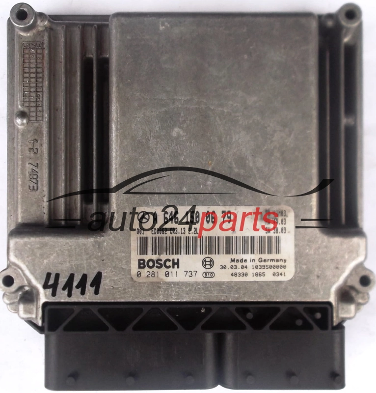 ECU CENTRALITA DE MOTOR MERCEDES W203 220 2.2 CDI A6461500679