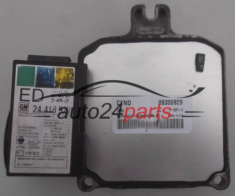 CENTRALINA MOTORE OPEL  1.4 X14XE 1.6 X16XE Delphi Delco 09355929CYND, HSFI-C