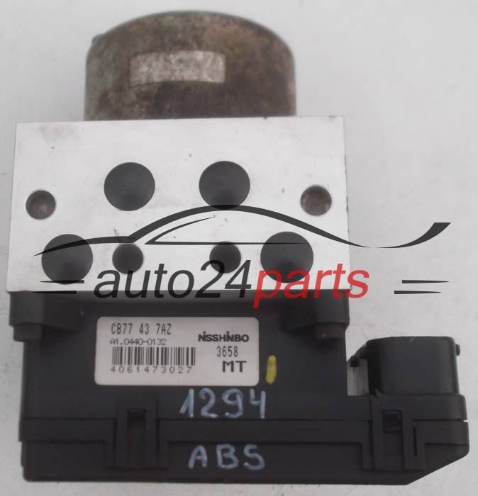 BOMBA HIDRAULICA Y CENTRALITA ABS MAZDA PREMACY NISSHINBO A1.0440-0132, A104400132, CB77 43 7AZ, CB77437AZ, 3658 MT 