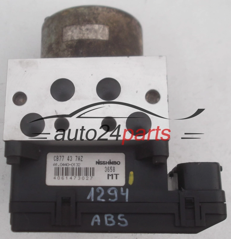 BOMBA HIDRAULICA Y CENTRALITA ABS MAZDA PREMACY NISSHINBO A1.0440-0132, A104400132, CB77 43 7AZ, CB77437AZ, 3658 MT 