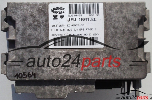 ECU ENGINE CONTROLLER FIAT SEICENTO 900 0.9, IAW 16FM.EC, IAW16FMEC, 46555914, 61602.095.03 E, 6160209503, IAW16FMEC/6A37-3E 