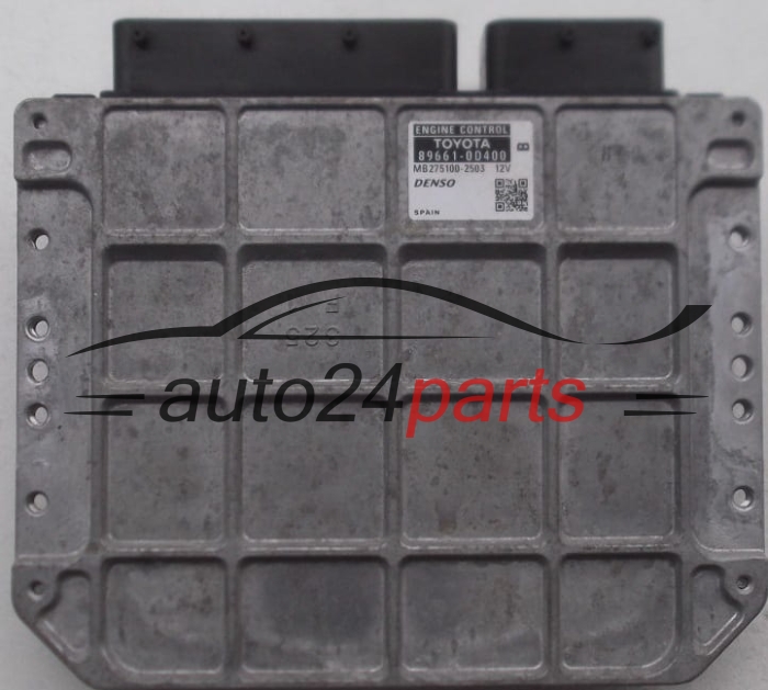 ECU CENTRALITA DE MOTOR TOYOTA YARIS 1.3 DENSO MB275100-2503, MB2751002503, 89661-0D400, 896610D400