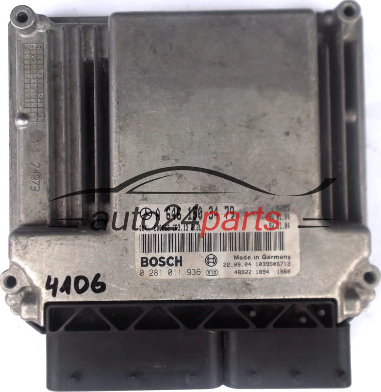  ECU CENTRALITA DE MOTOR MERCEDES W203 220 2.2 CDI A6461503479