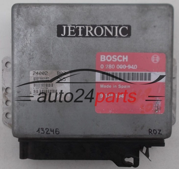 KOMPUTER STEROWNIK SILNIKA SAAB 9000 2.0 16V TURBO, BOSCH 0 280 000 940, 0280000940, 9 126 194, 9126194