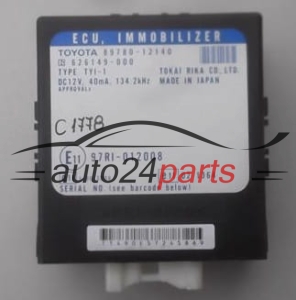 CENTRALITA DE CONFORT IMMO TOYOTA COROLLA 89780-12140, 8978012140, 97RI-012008, 97RI012008