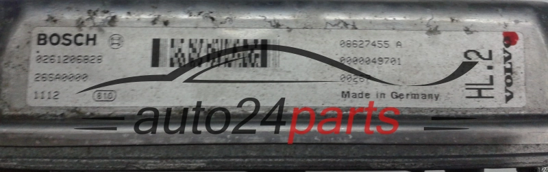  MOTORSTEUERGERÄT ECU STEUERGERÄT VOLVO S60 V70 S80 2.4 BOSCH 0261206828