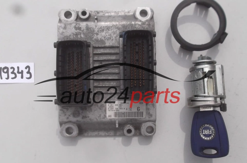 ECU ENGINE CONTROLLER FIAT PUNTO 1.2 BOSCH 0261206981, 0 261 206 981, 00467694030, 46769403, 0 0406 769 403 0, ME73H4F002