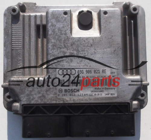 KOMPUTER STEROWNIK SILNIKA AUDI A3 1.9 TDI BOSCH 0281014123