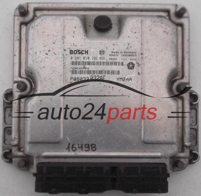 Μονάδα Ελέγχου Κινητήρα  CHRYSLER PT CRUISER 2.2 CRDI BOSCH 0 281 010 292,  P05033032AF