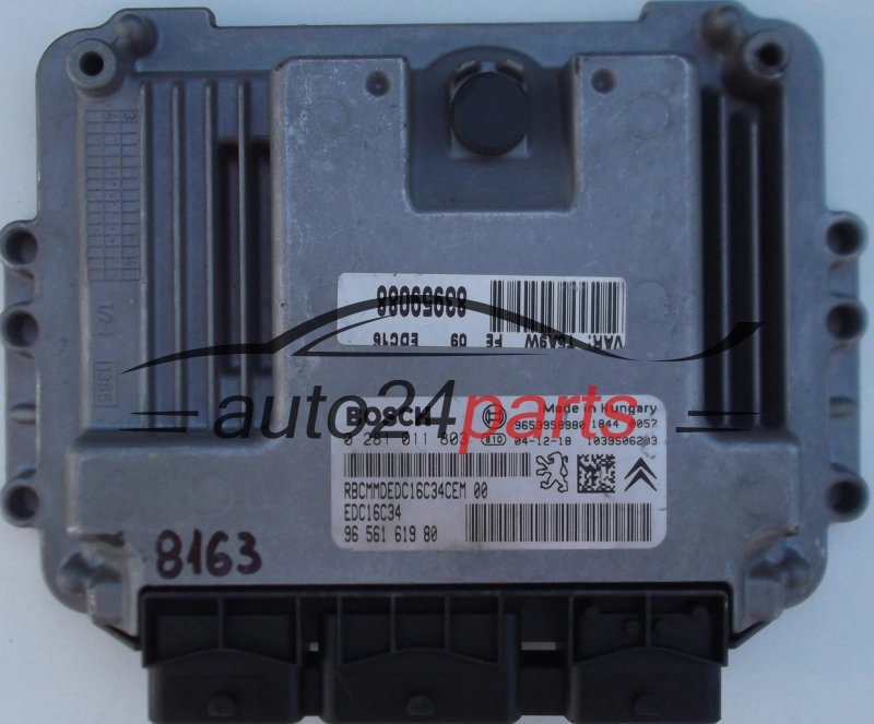 MOTORSTEUERGERÄT ECU STEUERGERÄT CITROEN, PEUGEOT 307 1.6