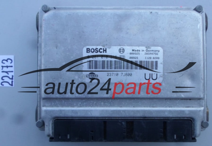 KOMPUTER STEROWNIK SILNIKA NISSAN PRIMERA 2.0 TDI BOSCH 0 281 010 316, 0281010316, 23710 7J800 UU, 237107J800, 28SA4756 
