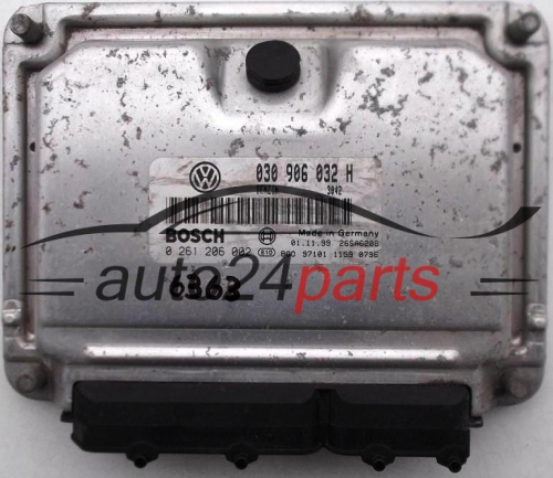CENTRALINA DO MOTORE VW VOLKSWAGEN POLO 1.4 BOSCH 0 261 206 002, 0261206002, 030 906 032 H, 030906032H