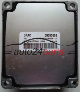 MOTORSTEUERGERÄT ECU STEUERGERAT OPEL ASTRA G CORSA C ZAFIRA A DELPHI DELCO 09353509 DPAC, 09353509DPAC, HSFI-2.1