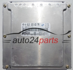 CENTRALINA MOTORE MERCEDES ML 270 CDI BOSCH 0 281 011 408,  A 612 153 63 79