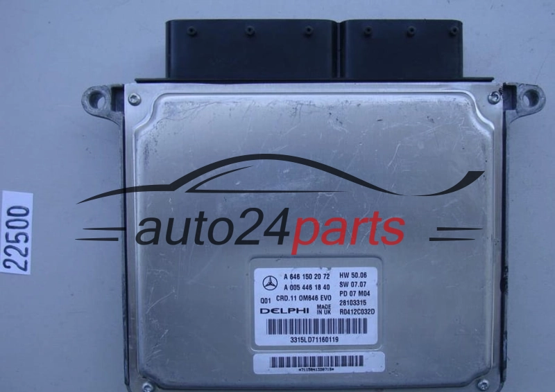 KOMPUTER STEROWNIK SILNIKA MERCEDES W204 A 646 150 20 72, A6461502072, 281103315, CRD.11