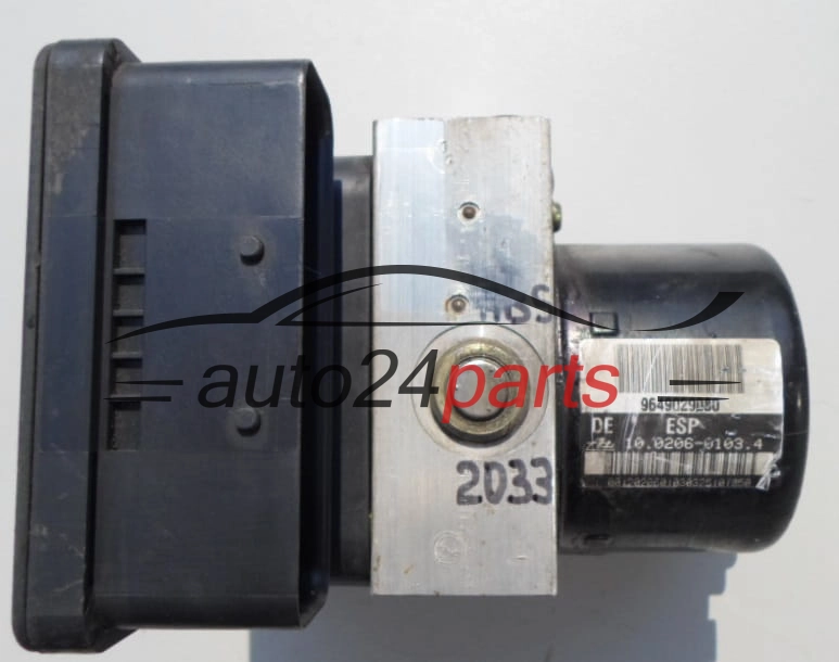 ABS PUMPE BLOCK HYDRAULIKPUMPE STEUERGERAT  CITROEN C3 9649029080, ATE 10.0206-0103.4