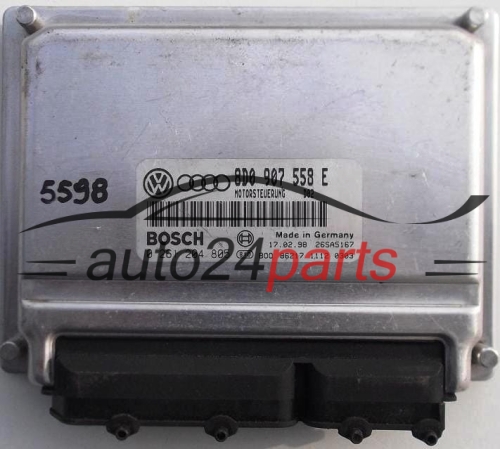 ECU ENGINE CONTROLLER AUDI A4 VW PASSAT 1.8 AEB, APU 8D0907558E, 8D0 907 558 E, BOSCH 0261204805, 0 261 204 805 