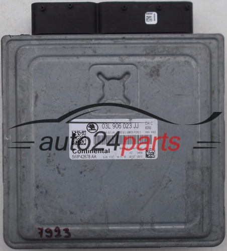 MOTORSTEUERGERÄT ECU STEUERGERÄT  SKODA SUPERB 1.6 TDI CONTINENTAL 5WP42678 AA,  03L 906 023 JJ