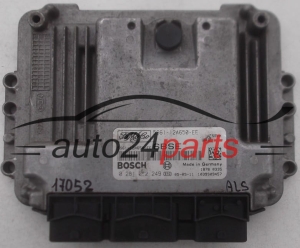 MOTORSTEUERGERÄT ECU STEUERGERAT FORD FIESTA 1.6 TDCI BOSCH 0 281 012 249, 0281012249, FoMoCo 5S61-12A650-EE, 5S6112A650EE 