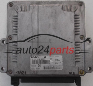 Μονάδα Ελέγχου Κινητήρα CITROEN XSARA PICASSO PEUGEOT 306 2.0 HDI BOSCH 0 281 010 249, 0281010249, 96 362 569 80, 9636256980