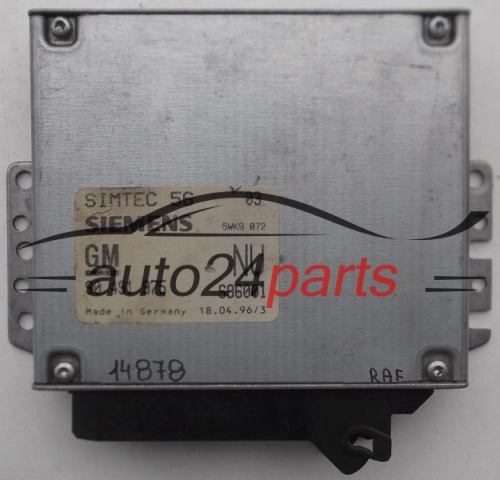 SIEMENS 5WK9 072, 5WK9072, GM 90 491 975 NU, 90491975NU