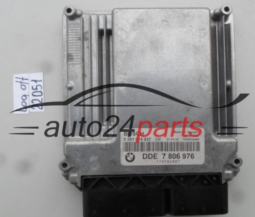 BMW 5 E60 530 3.0 D BOSCH 0281014437, 0 281 014 437, DDE 7806976, 7796702, 7807759, 1039S21199
