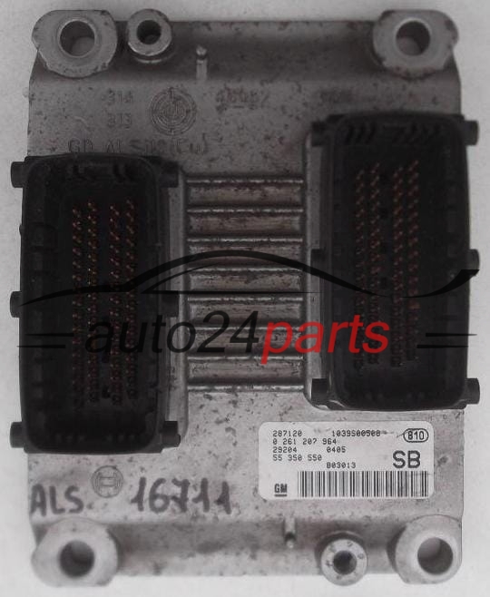 Μονάδα Ελέγχου Κινητήρα OPEL CORSA C 1.2 Z12XE BOSCH 0 261 207 964
